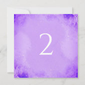 Tischnummern lila (Vorderseite)