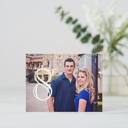 Tischnummern mit persönlichem Bild (Stehend Vorderseite)