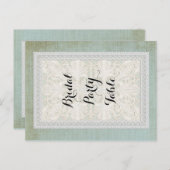 Tischnummern Rustikale Spitzen mit alter Vintager (Vorne/Hinten)