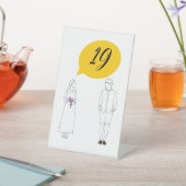 Tischnummern Sockelschild (In SItu)