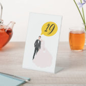 Tischnummern Sockelschild (In SItu)