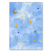 Tischnummern Twinkle Twinkle Little Star (Rückseite)