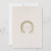 Tischnummern Vintage Jugendstil-Hochzeit (Rückseite)