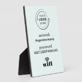 Tischplakette mit Staffelei Fotoplatte (Seite)