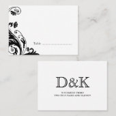 Tischplatinen Platzkarte (Vorne/Hinten)