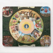 Tischplatte der sieben tödlichen Sünden Mousepad (Vorne)