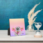Tischplatte mit Leinwand: Wilde Blumen Fotoplatte (InSitu)