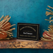 Tischplatte Plaque mit dem weltbesten Pfadfinderfü Fotoplatte (Seite)