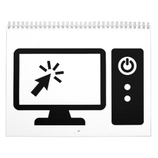 Tischrechnerschirm Kalender