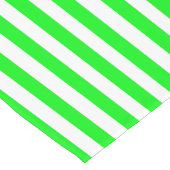 Tischrunner mit grünem Streifen Kurzer Tischläufer (Ecke)