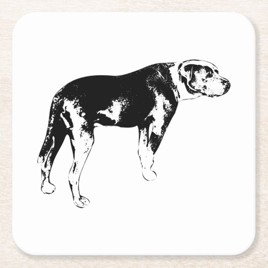 Tischsatz, Pit Mix Sketch Rechteckiger Pappuntersetzer (Vorderseite)