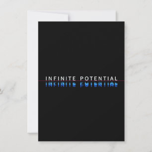 Tischschild 'Infinite Potential Glitch'