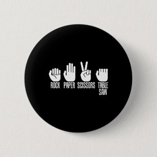 Tischschnitzereien mit Schere aus Papier mit Stick Button