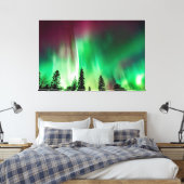 Tischset Aurora borealis Leinwanddruck (Insitu (Schlafzimmer))