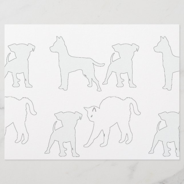 Tischset für Hunde und Katzen (Vorderseite)