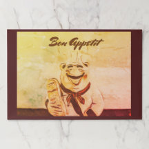 Tischset große Papiertüte