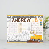 Tischset, Kranaktivitäten (Stehend Vorderseite)