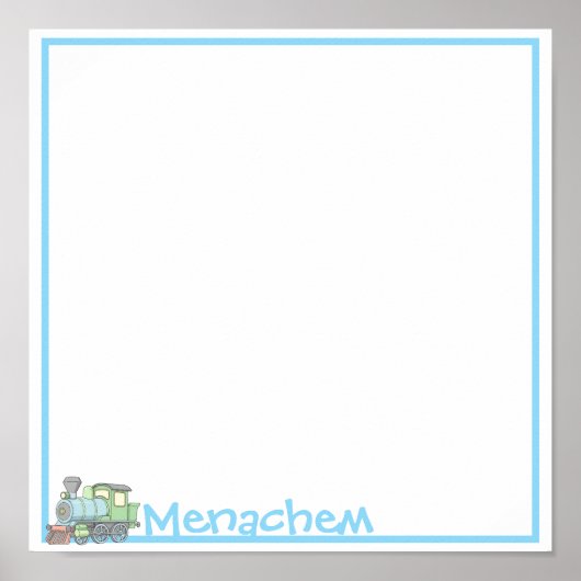 Tischset Pastel Poster (Vorne)