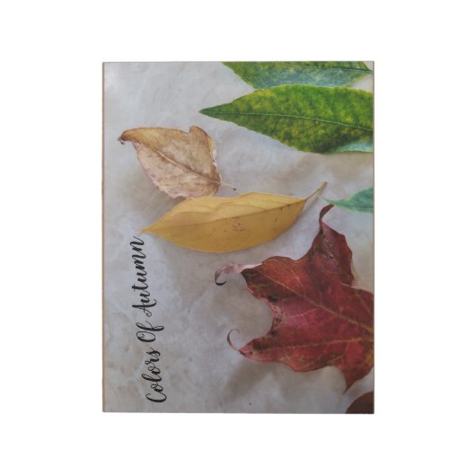 Tischsets aus dem Herbst Notizblock (Rotiert)