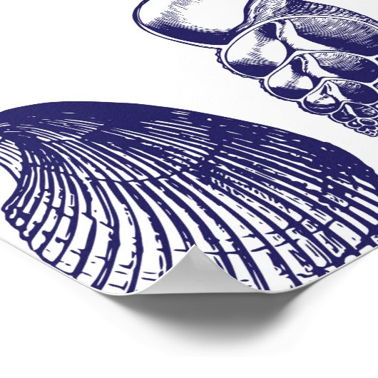 Tischstrand Hochzeitssitze 8 Sitzplätzen Plan Musc Poster (Ecke)