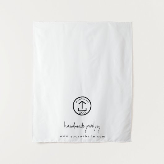 Tischtafel für kundenspezifische Firmenlogos für B Wandteppich (Vorderseite)