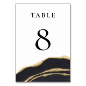 Tischtafelkarte Tischnummer (Rückseite)