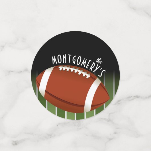 Tischtag des Fußballspiels Konfetti (Klein Vorderseite)