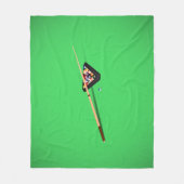 Tischtelei und -keule fleecedecke (Vorderseite)