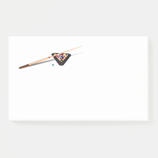 Tischtelei und -keule post-it klebezettel (Vorderseite)