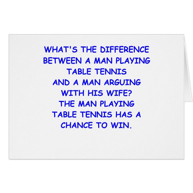 Tischtennis (Vorderseite (Horizontal))