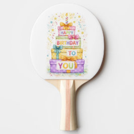Tischtennis Alles Gute zum Geburtstag Schläger