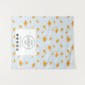 Tischtennis Banner Business Logo Pächter Goldfish Wandteppich (Vorderseite (Horizontal))