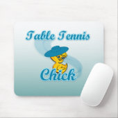 Tischtennis Chick #3 Mousepad (Mit Mouse)