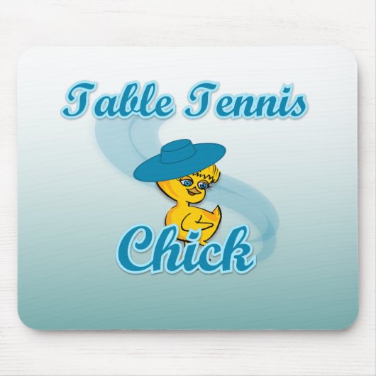 Tischtennis Chick #3 Mousepad (Vorne)