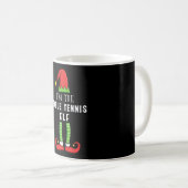 Tischtennis Elf Weihnachtsmatte Familiengeschenk Kaffeetasse (VorderseiteRechts)