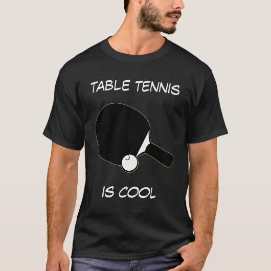 Tischtennis ist Cooler, individualisierbarer T - S T-Shirt (Vorderseite)