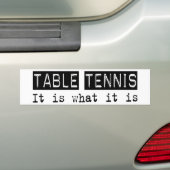 Tischtennis ist es autoaufkleber (Auf Auto)