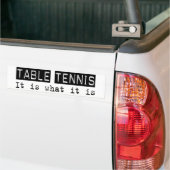 Tischtennis ist es autoaufkleber (Auf Lkw)