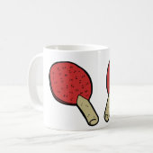 Tischtennis Kaffeetasse (Vorderseite Links)