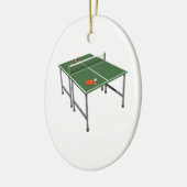 Tischtennis Keramik Ornament (Links)
