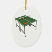 Tischtennis Keramik Ornament (Vorne)