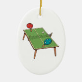 Tischtennis Keramikornament (Vorne)