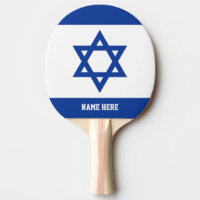 Tischtennis-Klingeln pong Paddel der israelischen