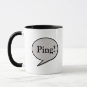 Tischtennis-Klingeln? Pong! Tasse (Links)