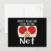 Tischtennis League Pong Players Cup Postkarte (Vorne/Hinten)