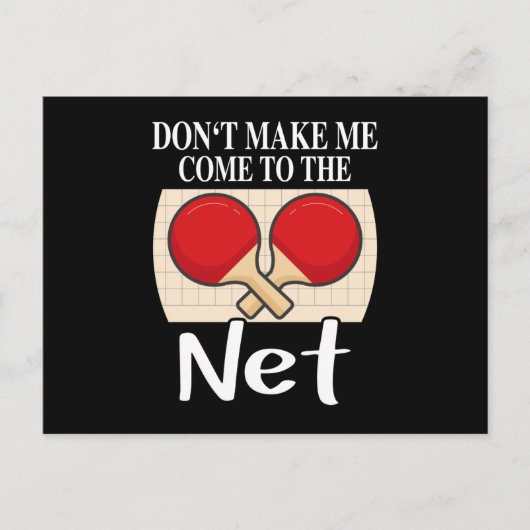 Tischtennis League Pong Players Cup Postkarte (Vorderseite)