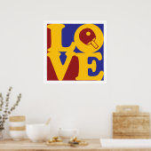 Tischtennis-Liebe Poster (Küche)