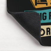 Tischtennis Lover isst Sleep Ping Pong Wiederholun Mousepad (Ecke)