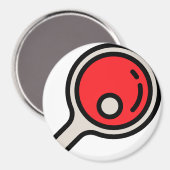 Tischtennis Magnet (Vorderseite/Rückseite)