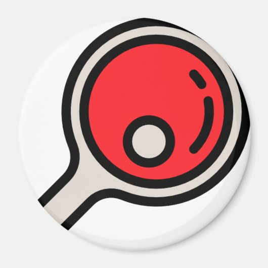 Tischtennis Magnet (Vorne)